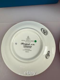 Royal Crown Derby Steampunk AM Cup Saucer Plate Trio Set 1st Quality Boxed 2016