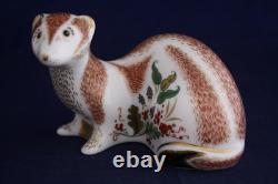 Royal Crown Derby Stoat Paperweight New / Boxed