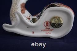 Royal Crown Derby Stoat Paperweight New / Boxed