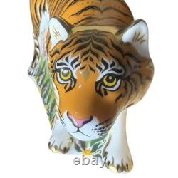 Royal Crown Derby Sumatran Tigress Gold Stopper New Boxed Genuine Royal Crown Derby Sumatran Tigress Gold Stopper New Boxed Genuine