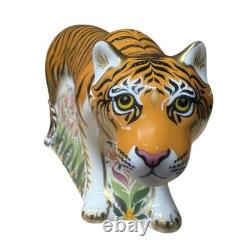 Royal Crown Derby Sumatran Tigress Gold Stopper New Boxed Genuine Royal Crown Derby Sumatran Tigress Gold Stopper New Boxed Genuine