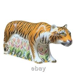 Royal Crown Derby Sumatran Tigress Gold Stopper New Boxed Genuine Royal Crown Derby Sumatran Tigress Gold Stopper New Boxed Genuine