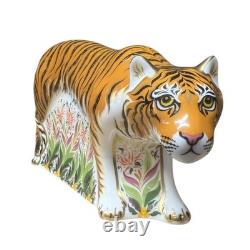 Royal Crown Derby Sumatran Tigress Gold Stopper New Boxed Genuine Royal Crown Derby Sumatran Tigress Gold Stopper New Boxed Genuine