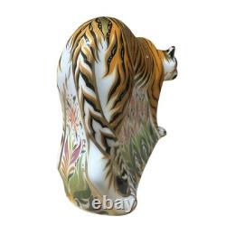 Royal Crown Derby Sumatran Tigress Gold Stopper New Boxed Genuine Royal Crown Derby Sumatran Tigress Gold Stopper New Boxed Genuine