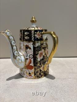 Royal Crown Derby Superb Small Imari Side Pouring Chocolate Pot 2451
