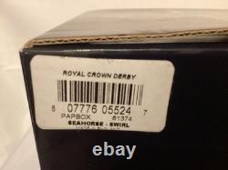 Royal Crown Derby Swirl Seahorse Paperweight