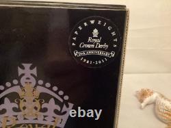 Royal Crown Derby Swirl Seahorse Paperweight