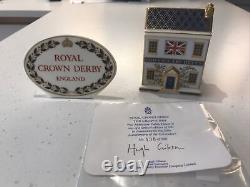 Royal Crown Derby THE CROWN INN Paperweight Goviers Ltd. Edition 136/500 Unboxed