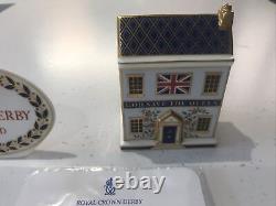 Royal Crown Derby THE CROWN INN Paperweight Goviers Ltd. Edition 136/500 Unboxed