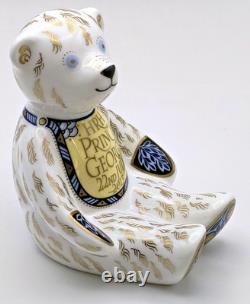 Royal Crown Derby Teddy Bear HRH Prince George 22 July 2013 Ltd Ed 78/1000 Boxed