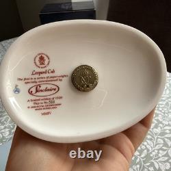 Royal Crown Derby The Leopard Cub Paperweight Gold
