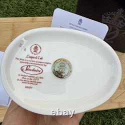 Royal Crown Derby The Leopard Cub Paperweight Gold