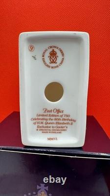 Royal Crown Derby The Queens 80th Birthday Post Office No 260 of 750 Govier's