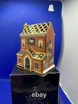 Royal Crown Derby The Ram Public House Boxed Paperweight. 1st Quality, 2002