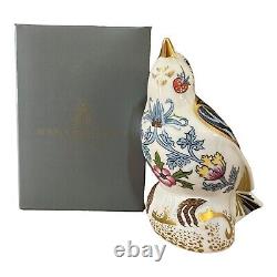 Royal Crown Derby The Strawberry Thief Thrush Paperweight Brand new in box