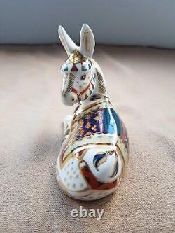 Royal Crown Derby'Thistle' Donkey Paperweight, Limited Edition, BNIB, Perfect