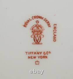 Royal Crown Derby Tiffany & Co #9035 (1) Dinner Plate, 10 1/4 More Availa (S40)