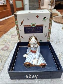 Royal Crown Derby Treasures of Childhood Rag Doll in original box