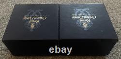 Royal Crown Derby Treasures of Childhood Stripy Clown and Spotty Clown Boxed
