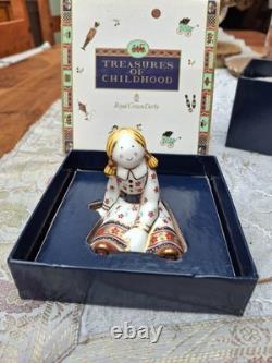 Royal Crown Derby Treasures of Childhood collection.'Fleur