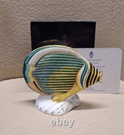 Royal Crown Derby Tropical Fish Collection. Certificates. Gold Stoppers. Boxes