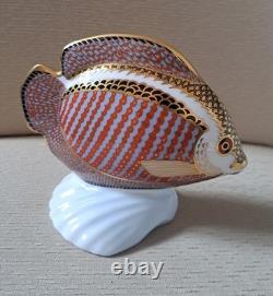 Royal Crown Derby Tropical Fish Collection. Certificates. Gold Stoppers. Boxes