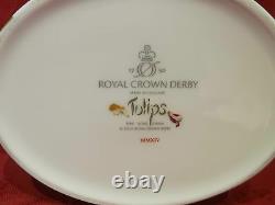 Royal Crown Derby Tulips Large 1.0 Litre Teapot / Tea Pot New & boxed