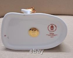 Royal Crown Derby Vixen Fox. SUPERB! Box. Gold Stopper