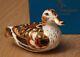 Royal Crown Derby Wigeon Duck Paperweight 1st Quality Gold Stopper. Boxed