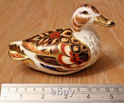 Royal Crown Derby WIGEON DUCK Paperweight 1st Quality Gold Stopper. Boxed