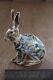 Royal Crown Derby Winter Hare Paperweight Gold Stopper 1st Quality. Boxed