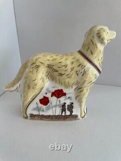 Royal Crown Derby War Dog with certificate