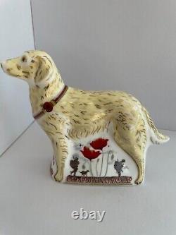 Royal Crown Derby War Dog with certificate