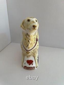 Royal Crown Derby War Dog with certificate