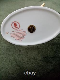 Royal Crown Derby Wessex Wyvern With Gold Stopper Certificate And Original Box