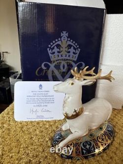 Royal Crown Derby White Hart