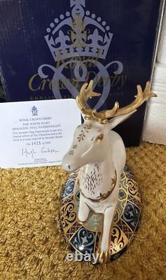 Royal Crown Derby White Hart