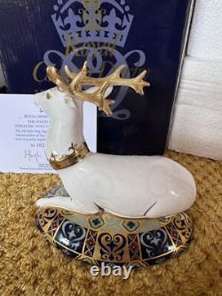 Royal Crown Derby White Hart