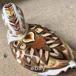 Royal Crown Derby Widgeon Duck Paperweight Gold Stopper New Boxed Genuine