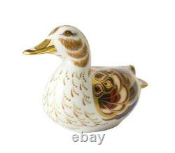 Royal Crown Derby Wigeon Duck Bird Paperweight New 1st Quality