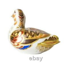 Royal Crown Derby Wigeon Duck Bird Paperweight New 1st Quality