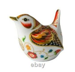 Royal Crown Derby William Shakespeare Wren Bird Paperweight New 1st Quality