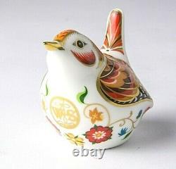 Royal Crown Derby William Shakespeare Wren Bird Paperweight New 1st Quality