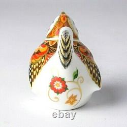 Royal Crown Derby William Shakespeare Wren Bird Paperweight New 1st Quality