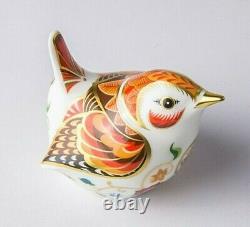 Royal Crown Derby William Shakespeare Wren Bird Paperweight New 1st Quality