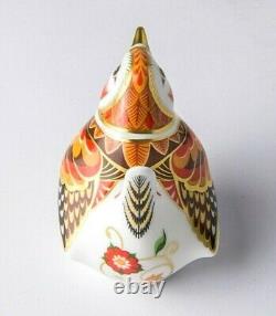 Royal Crown Derby William Shakespeare Wren Bird Paperweight New 1st Quality