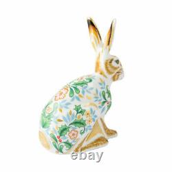 Royal Crown Derby Winter Hare Paperweight