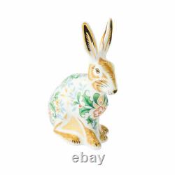 Royal Crown Derby Winter Hare Paperweight