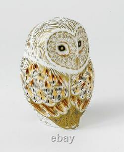 Royal Crown Derby Winter Owl Bird Paperweight New -1st Quality Boxed