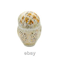 Royal Crown Derby Winter Owl Paperweight